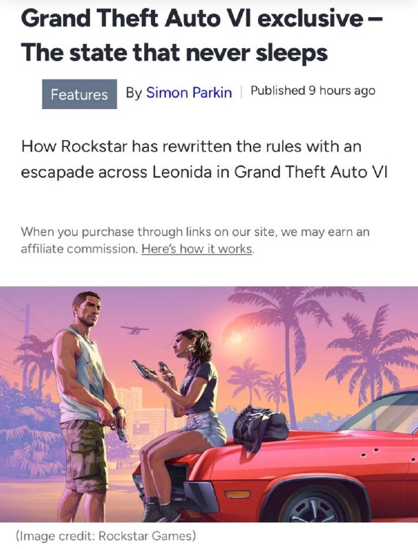Иллюстрация к новости: Rockstar рассказала о мире и системе розыска в GTA 6