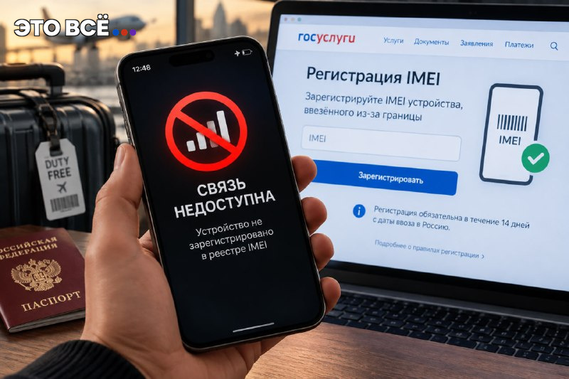 Иллюстрация к новости: Ввезённые из-за границы смартфоны предлагают регистрировать за 14 дней
